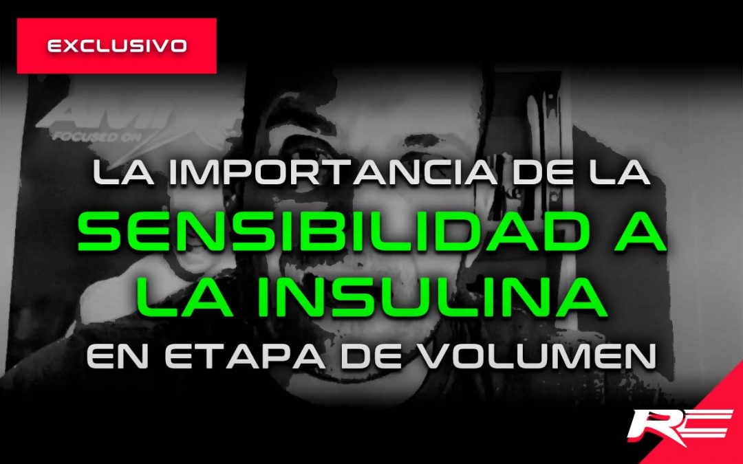 Importancia de la sensibilidad a la insulina en etapa de volumen