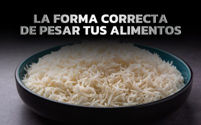 La forma correcta de pesar tus alimentos